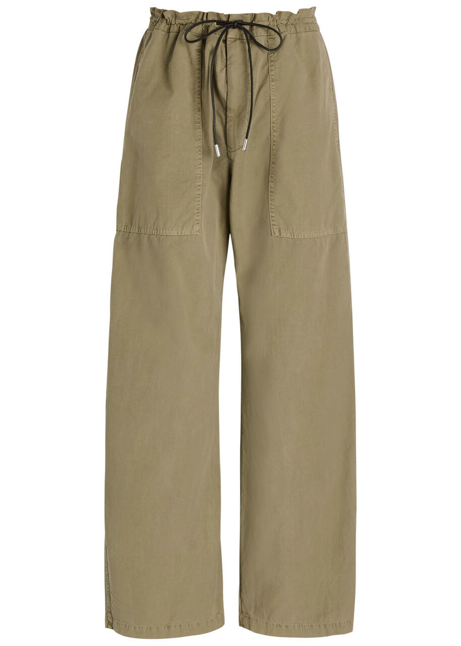 Frame The Gallery Straight-leg Trousers Green