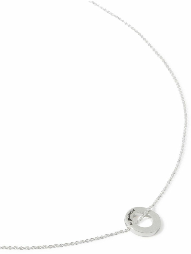 Photo: Le Gramme - Le 1.1g Sterling Silver Pendant Necklace