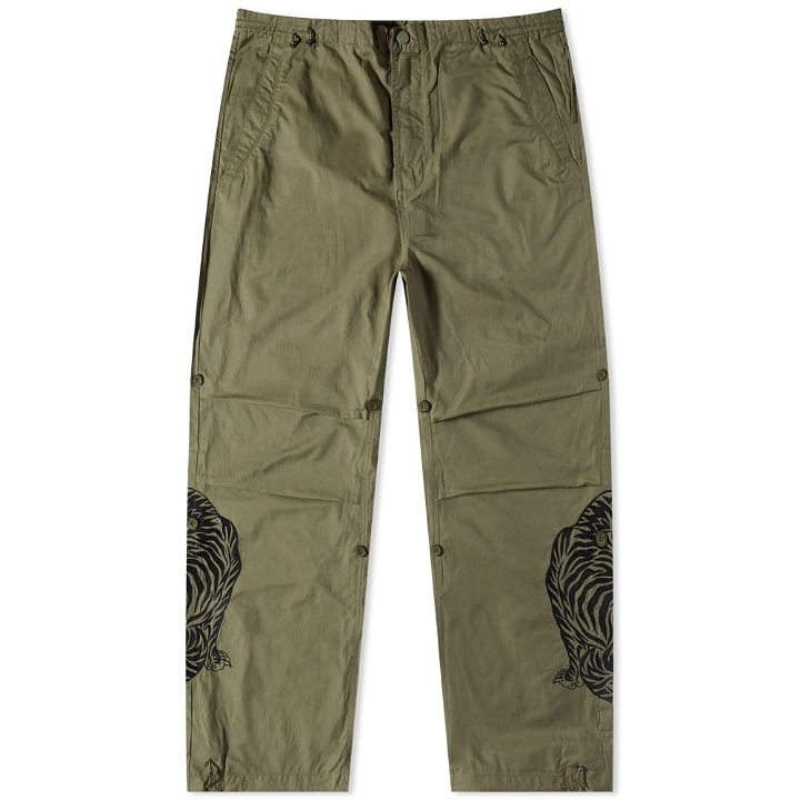 Photo: Maharishi Men's Duelling Tigers Loose Sno Pant in Olive