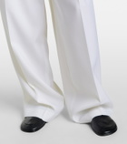 Calvin Klein Collection Alexandra pleated wool wide-leg pants