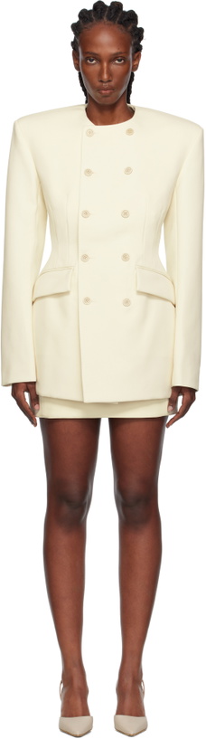Photo: WARDROBE.NYC Off-White Rosie Huntington-Whitley Edition Blazer Minidress