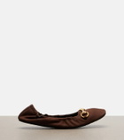 Gucci Horsebit leather ballet flats