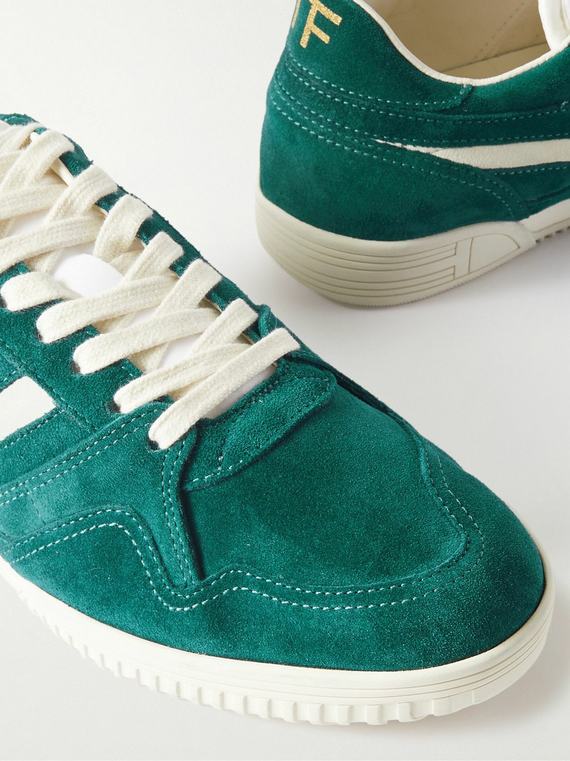 TOM FORD City toe-cap sneakers - Green