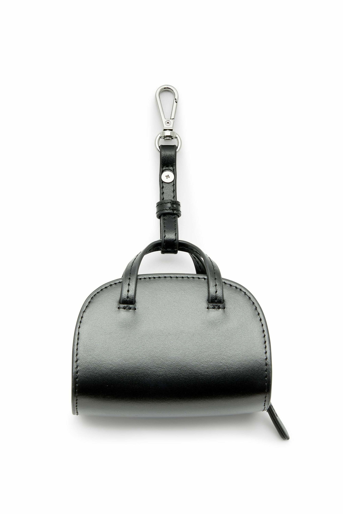 Diesel Miniature bag charm in leather - Charms and Keyrings Womens in Black