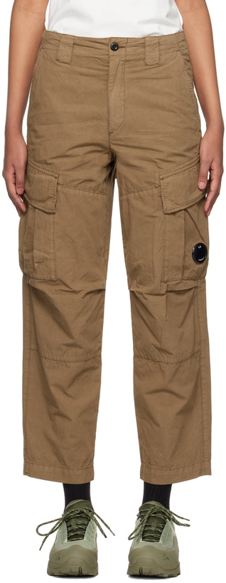 Photo: C.P. Company Brown Lens Cargo Pants