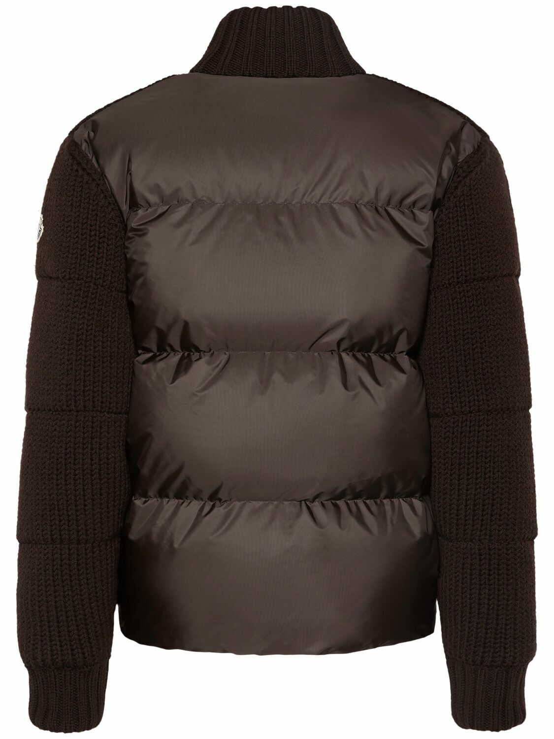 MONCLER Tricot Virgin Wool Blend Zip-up Cardigan Moncler