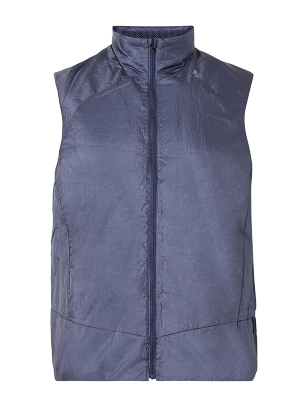 Photo: Goldwin - Light Warmer Kochi Padded PERTEX® QUANTUM AIR Diamond Fuse Running Gilet - Blue