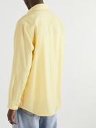 Auralee - Wool-Blend Tweed Shirt - Yellow