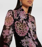 Giambattista Valli Printed silk georgette blouse
