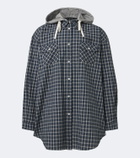 Miu Miu Checked cotton flannel overshirt