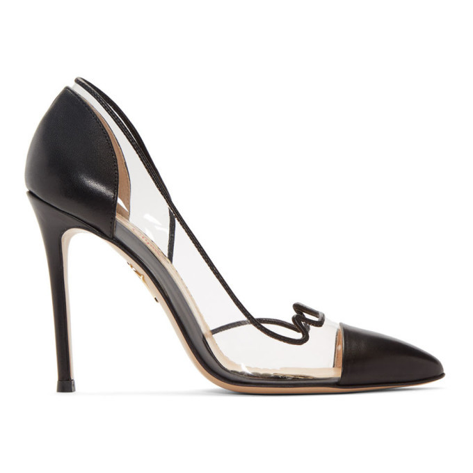 Photo: Charlotte Olympia Transparent and Black Feline Monroe Heels