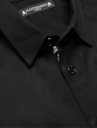 MASTERMIND WORLD - Logo-Embroidered Cotton Shirt - Black