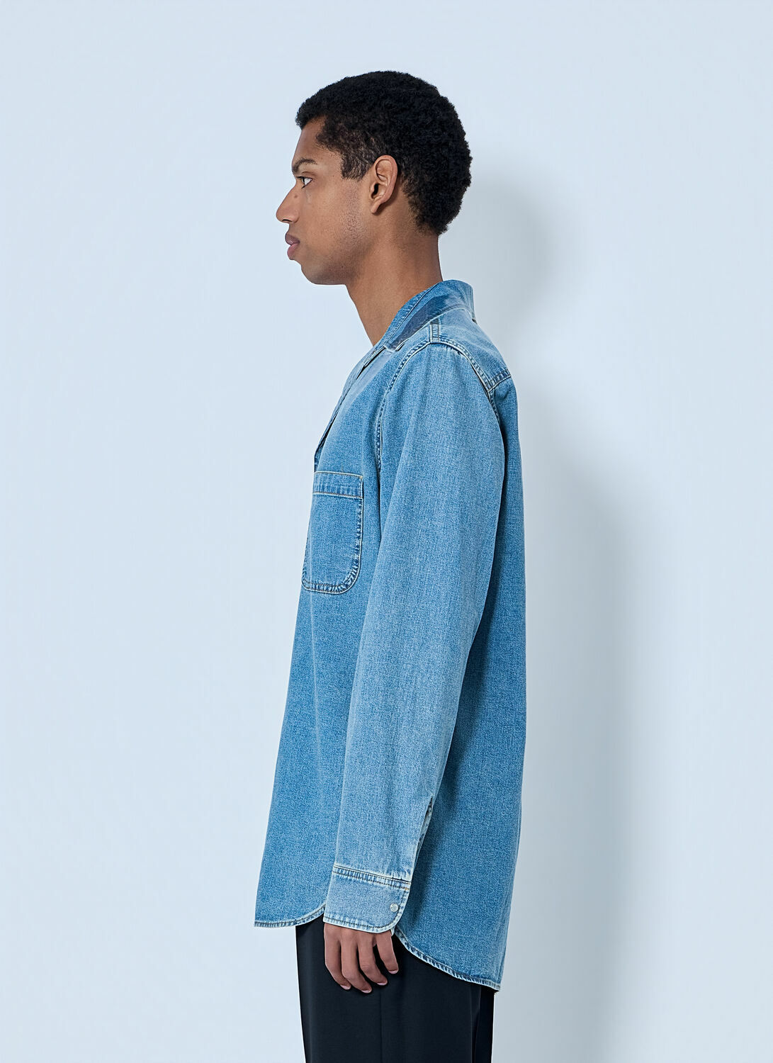Maison Margiela Denim Button-Down Shirt