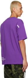 AAPE by A Bathing Ape Purple Patch T-Shirt