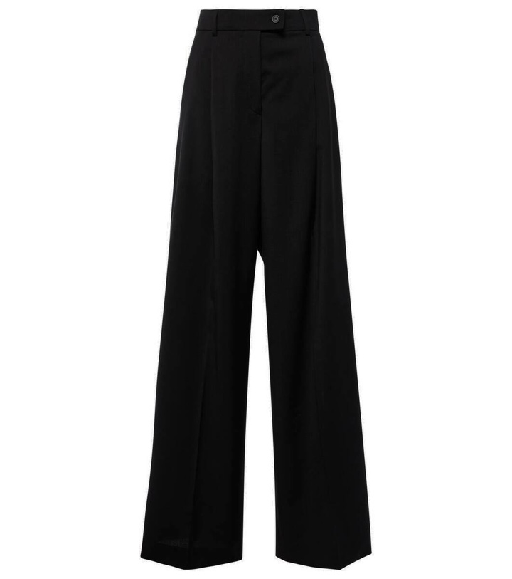 Photo: Sportmax Vela virgin wool wide-leg pants