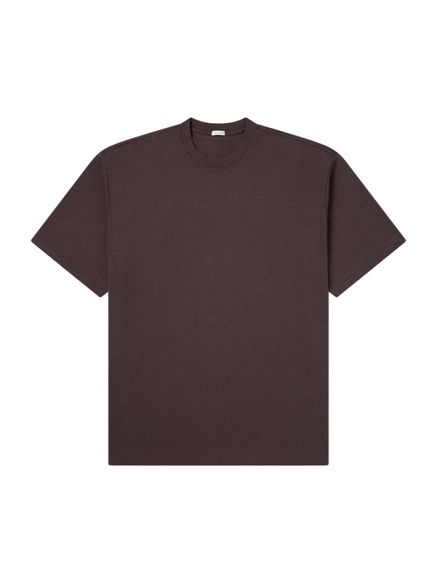 Photo: A.PRESSE - Heavy Weight Cotton-Jersey T-Shirt - Brown