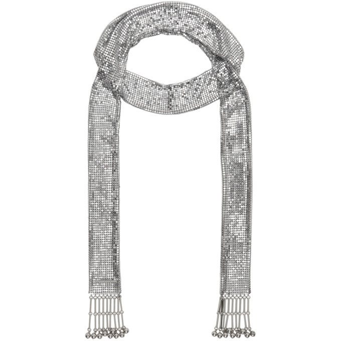 Silver Pixel Scarf