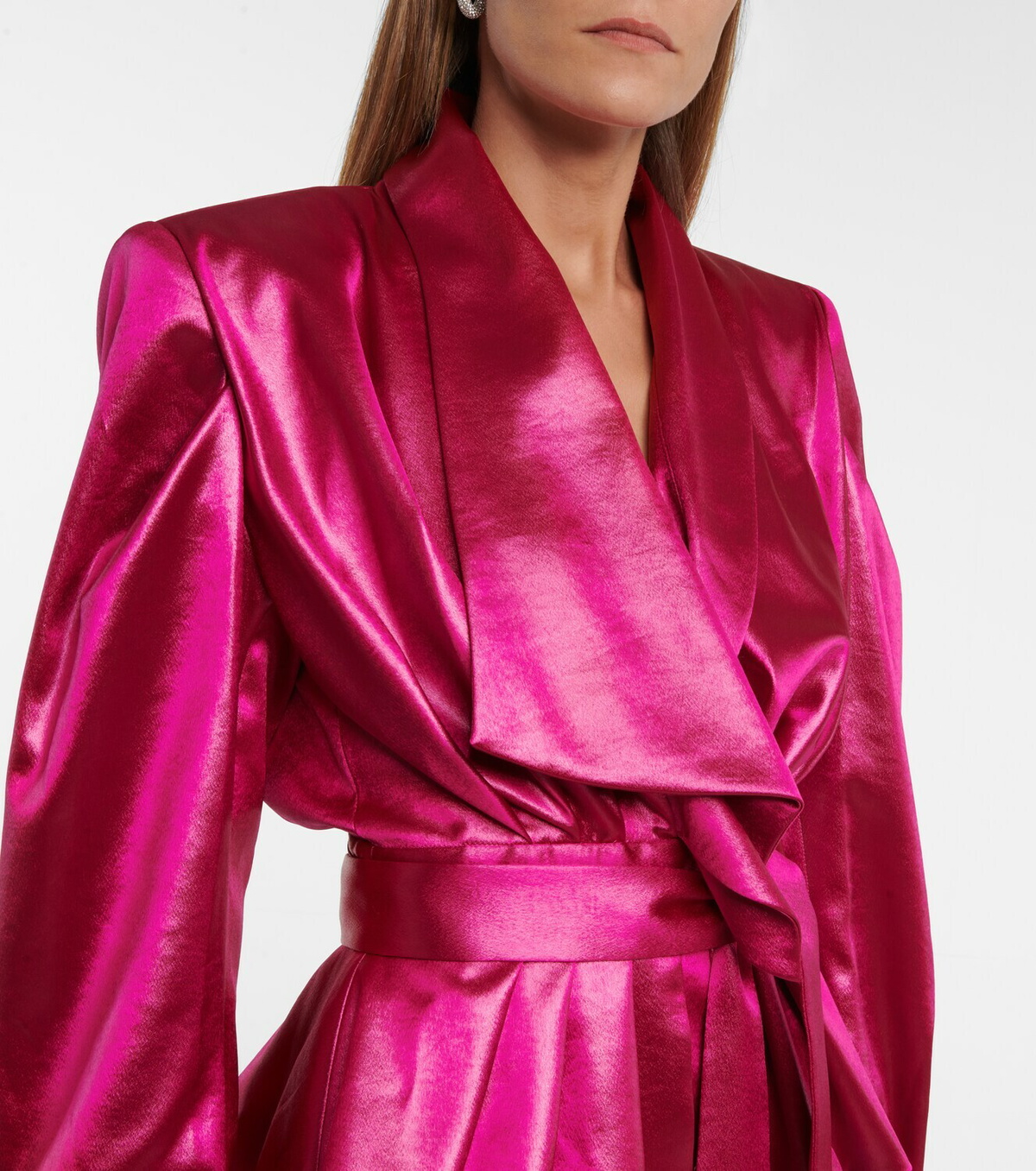 Alexandre Vauthier - Belted lamé jacket