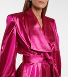 Alexandre Vauthier - Belted lamé jacket