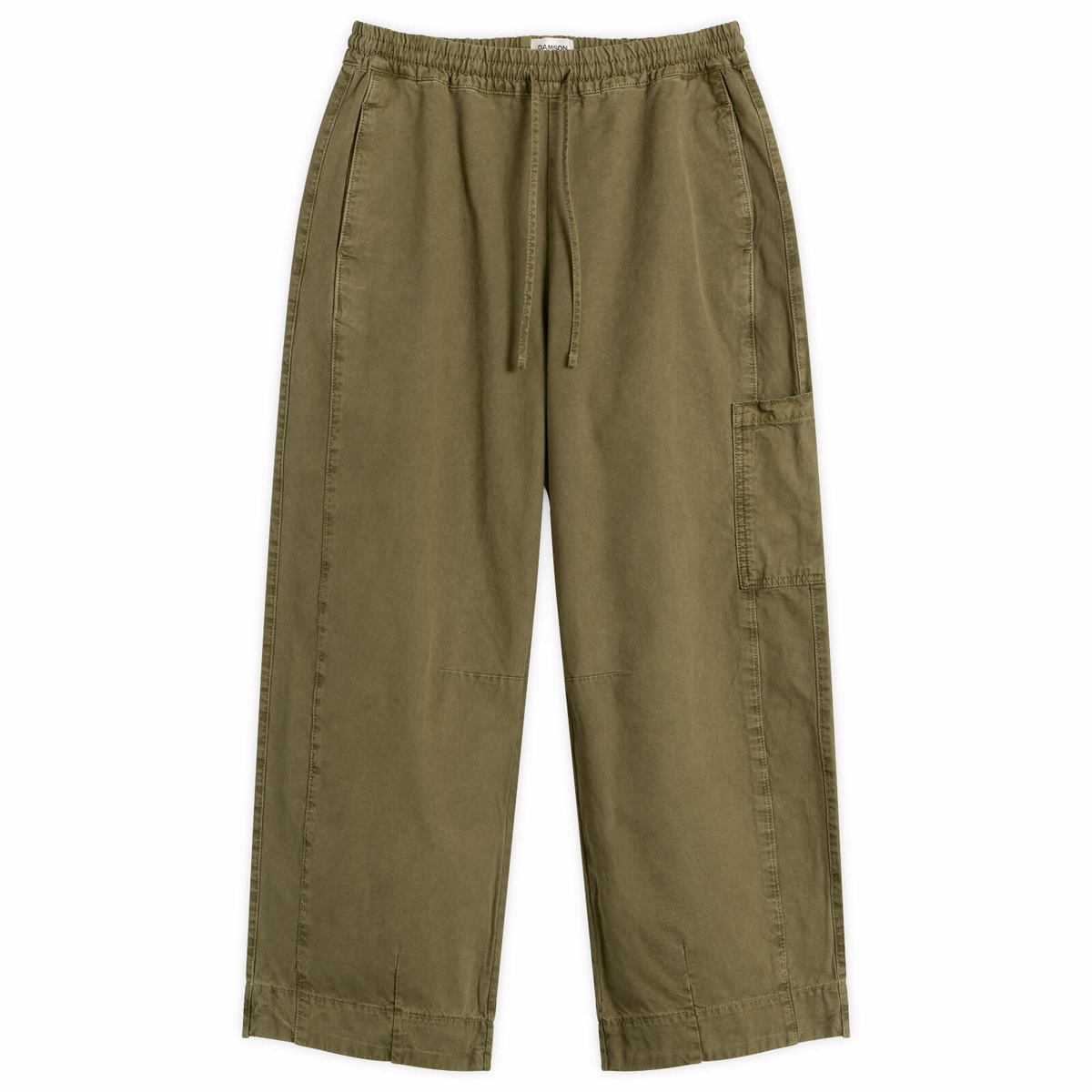 Damson Madder Women's Felix Twill Trousers in Olive