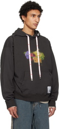 Maison MIHARA YASUHIRO Black Fruit Printed Hoodie