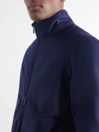 SEASE - Padded Wool and Silk-Blend Jacket - Blue
