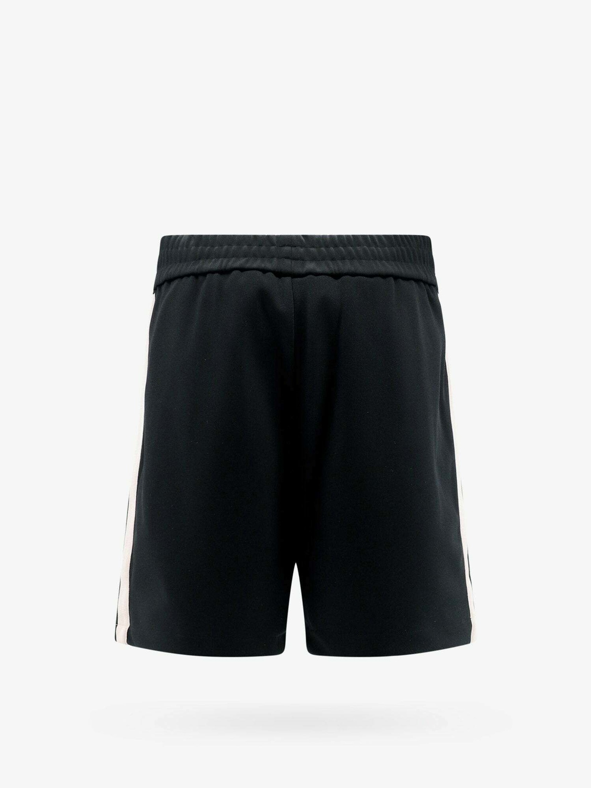 Palm Angels Black Cotton Bermuda Shorts Men