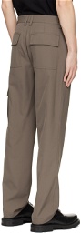 Helmut Lang Taupe Military Trousers