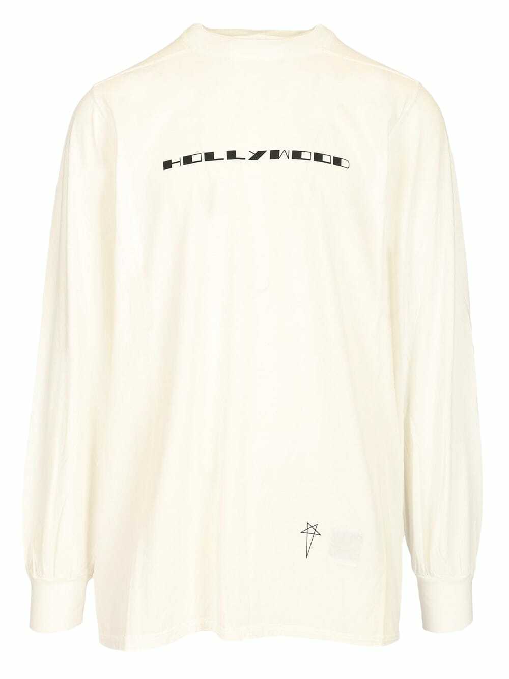 Tシャツ・カットソー DRKSHDW WHITE LEVEL LS T T-SHIRT DRKSHDW White Level LS T-Shirt Elegant Cotton Jersey Top