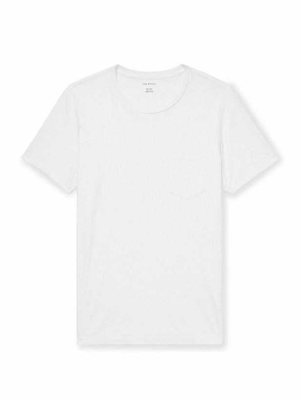 Photo: Club Monaco - Williams Cotton-Jersey T-Shirt - White
