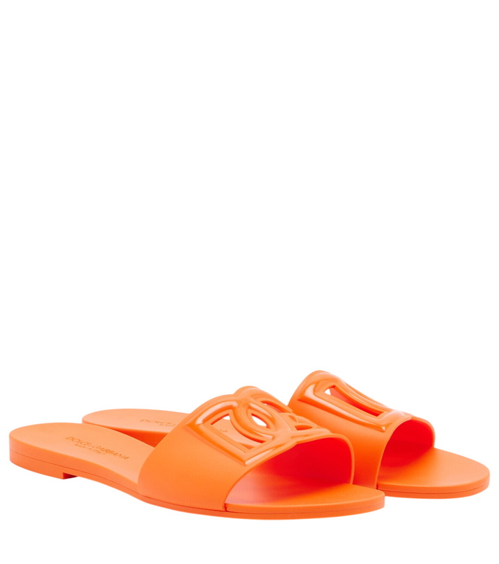 Photo: Dolce&Gabbana DG rubber slides