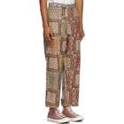 BEAMS PLUS Multicolor Block Print Trousers