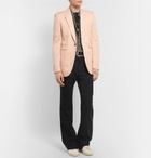 Saint Laurent - SL/06 Leather-Trimmed Distressed Canvas Sneakers - Men - Cream