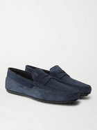 Tod's - Gommino Suede Driving Shoes - Blue