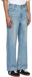 Solid Homme Blue Five-Pocket Jeans