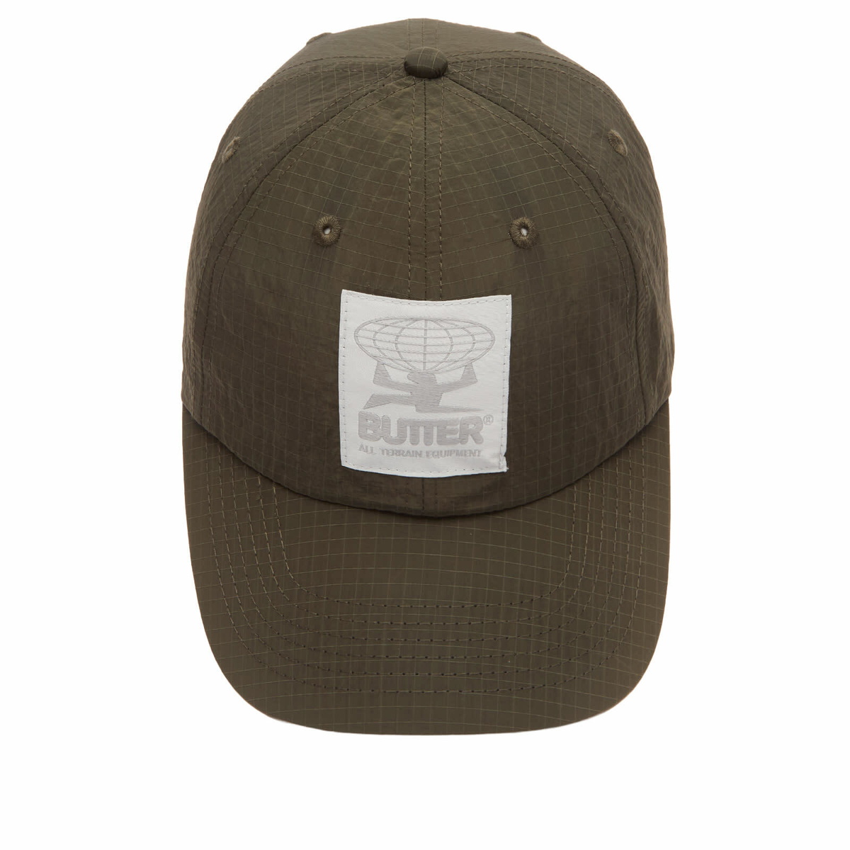 Butter Goods Men's Terrain 6 Panel Cap in Faded Black 