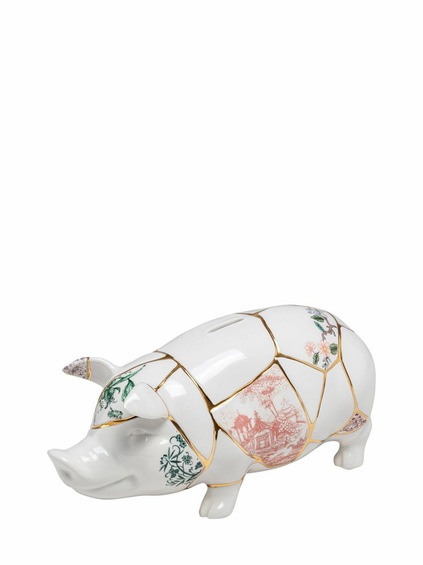 Photo: SELETTI Moneybox Kintsugi Piggy Bank