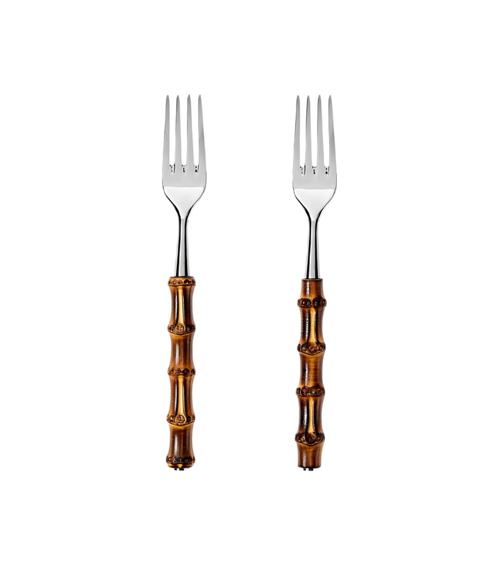 Photo: Gucci Bamboo set of 2 stainless steel forks