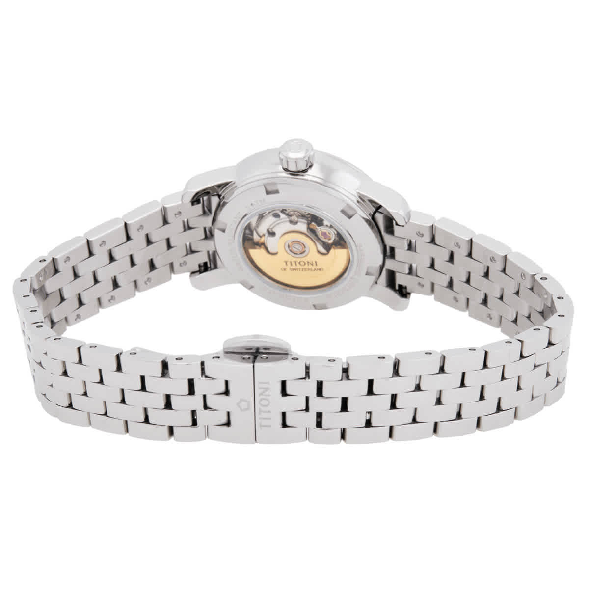 Titoni Space Star Automatic Silver Dial Ladies Watch 23538 S-099