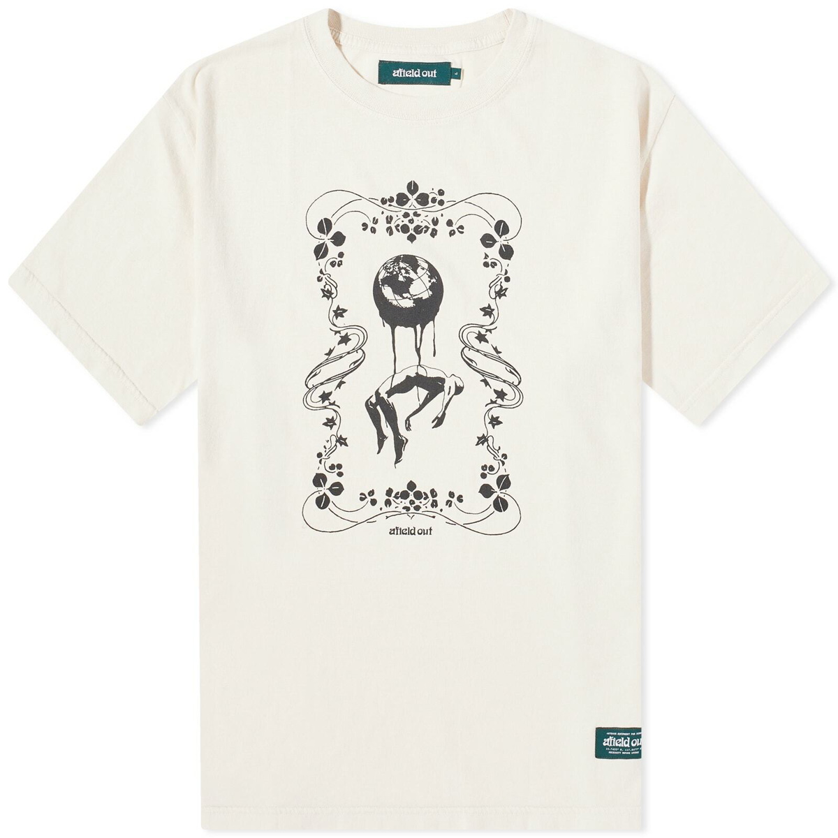 Afield Out Men's Universe T-Shirt in Bone Afield Out