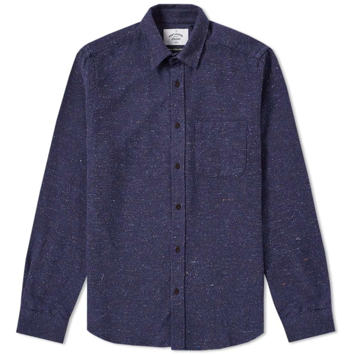 Photo: Portuguese Flannel Rude Nep Shirt Blue