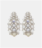 Valentino Pineapple embellished clip-on earrings
