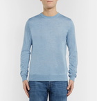 Brioni - Slub Cashmere-Blend Sweater - Men - Blue