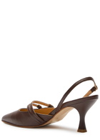 Alohas Joella 75 Leather Slingback Pumps