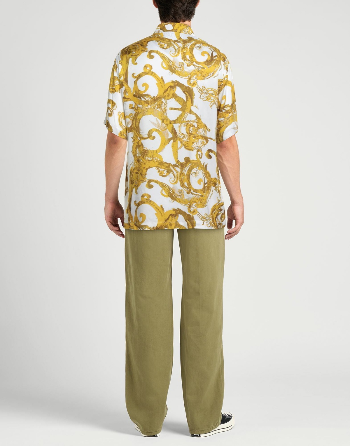 Versace Jeans Couture Mens Shirt Mustard