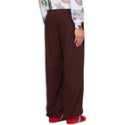 Chopova Lowena Brown Feelings Hope Sweatpants