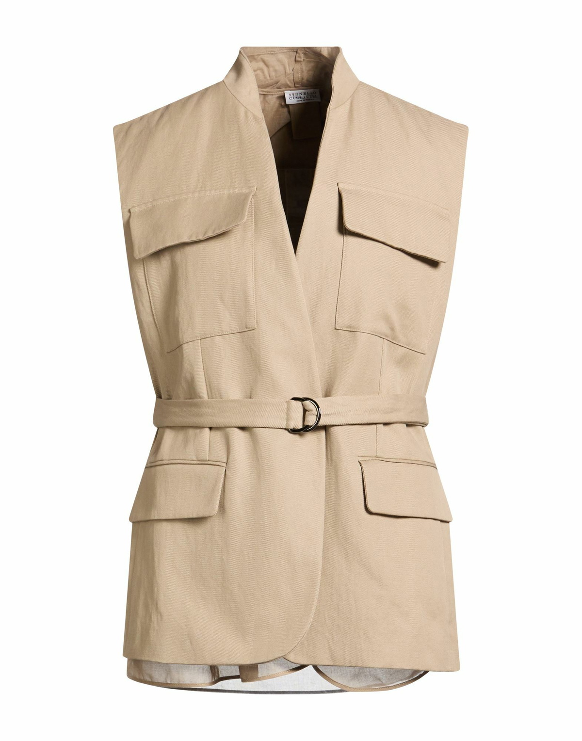 Brunello Cucinelli Womens Vest Sand