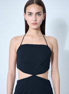 Rokh Cut-Out Mini Dress