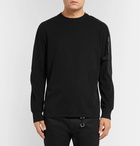 1017 ALYX 9SM - Sling Faille-Panelled Cotton-Jersey Sweatshirt - Men - Black