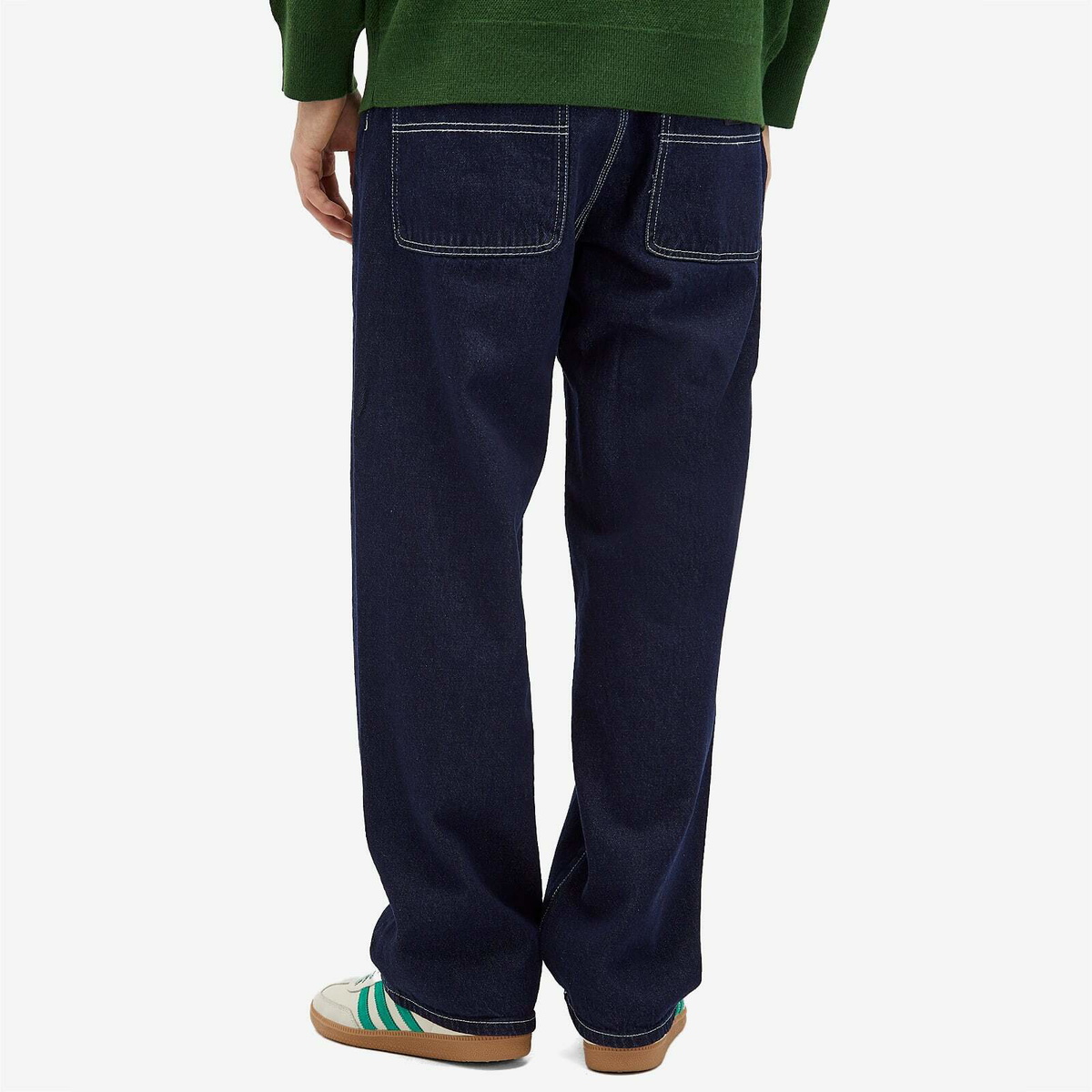 Stan Ray Men's Wide 5 Pocket Jeans in Single Rinse Denim Stan Ray